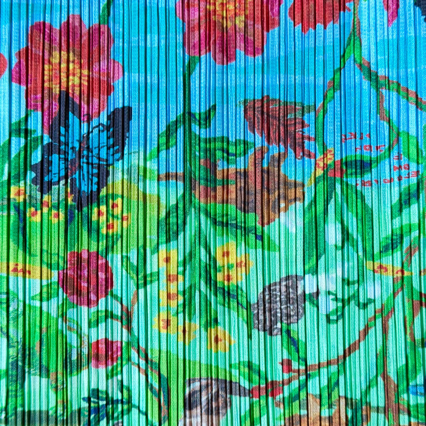 Débardeur Vert Motif Fleur Issey Miyake SS 2006