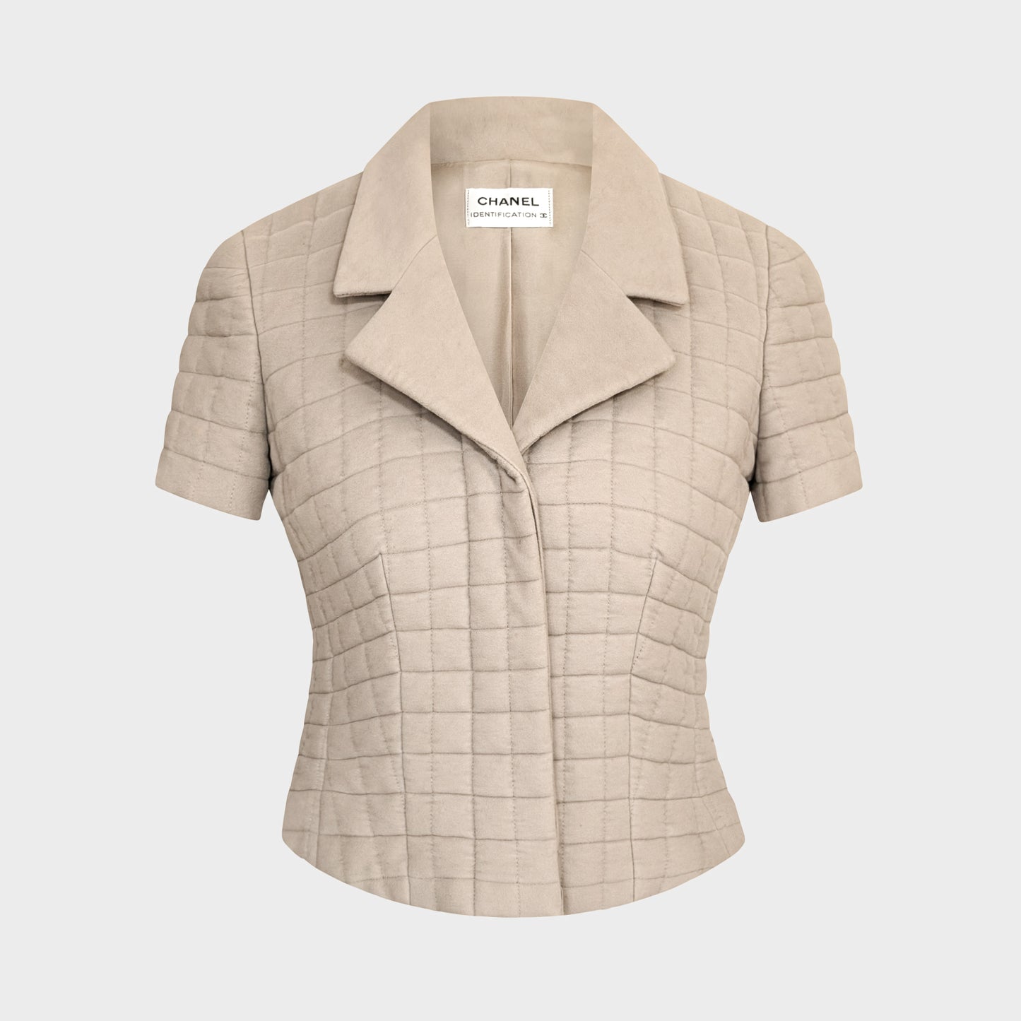 Set Beige Corset Chanel SS 2000 par Karl Lagerfeld