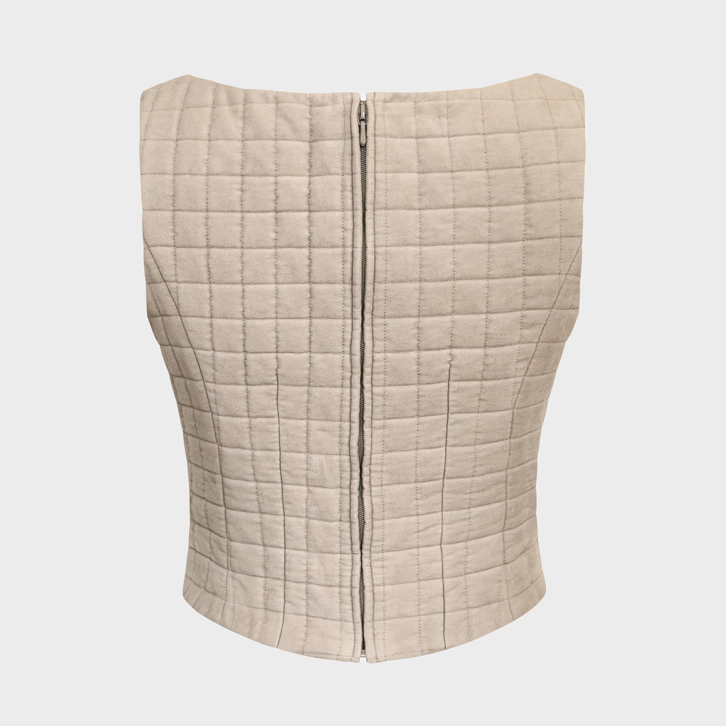 Set Beige Corset Chanel SS 2000 par Karl Lagerfeld