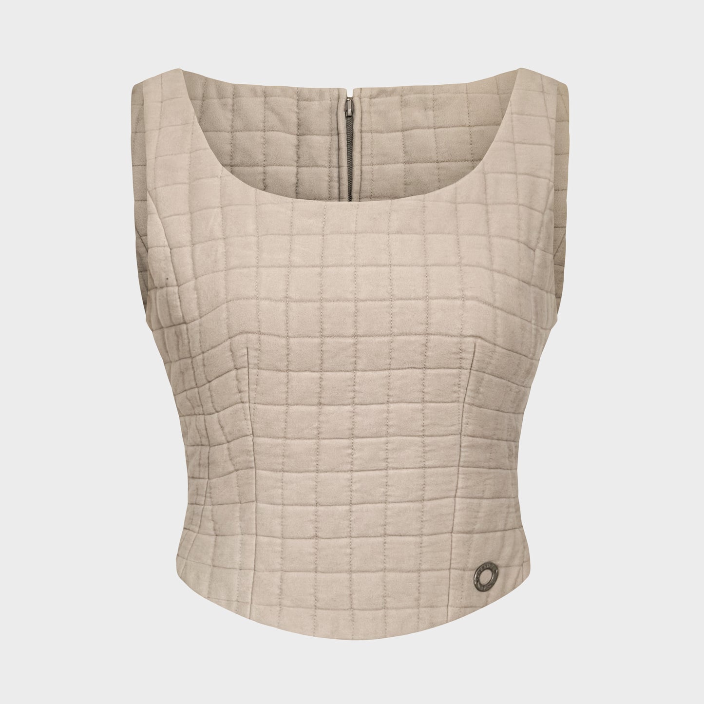 Set Beige Corset Chanel SS 2000 par Karl Lagerfeld