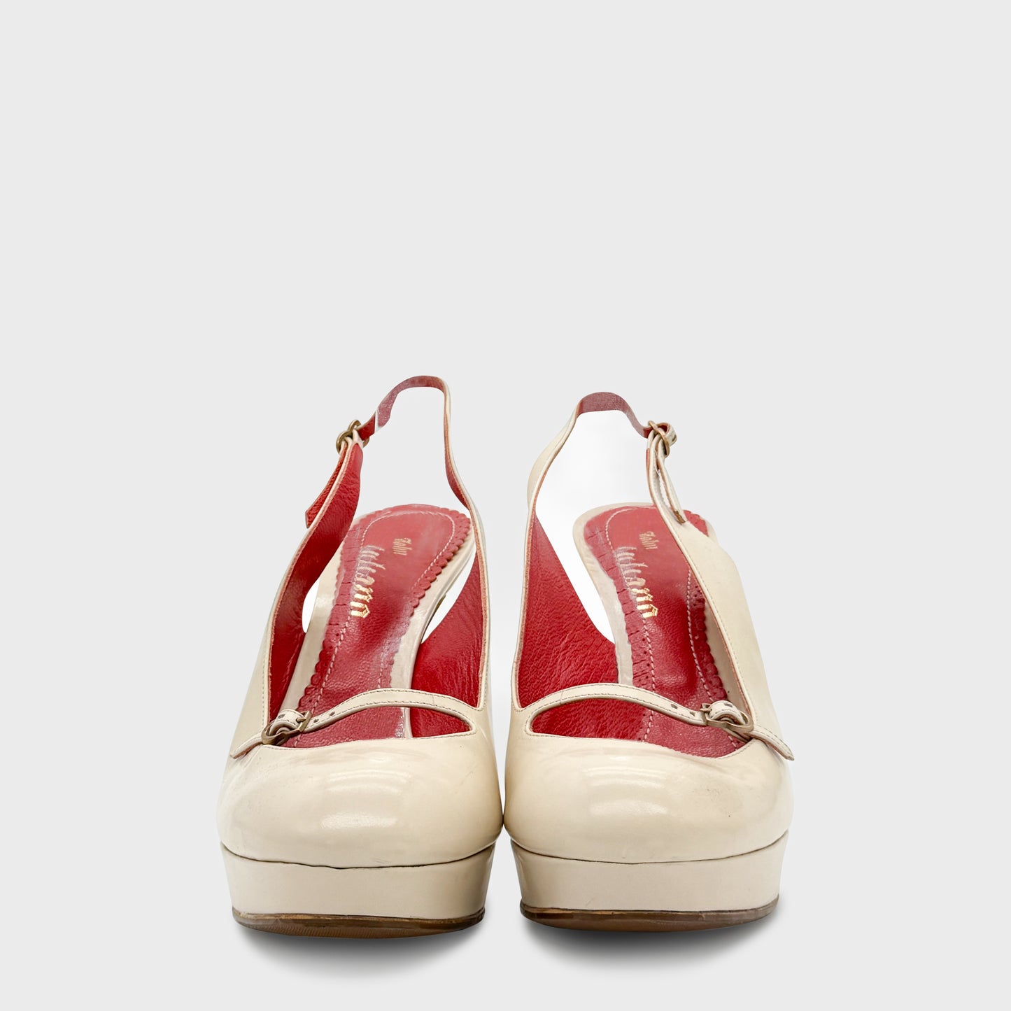 Escarpin Beige John Galliano 2000