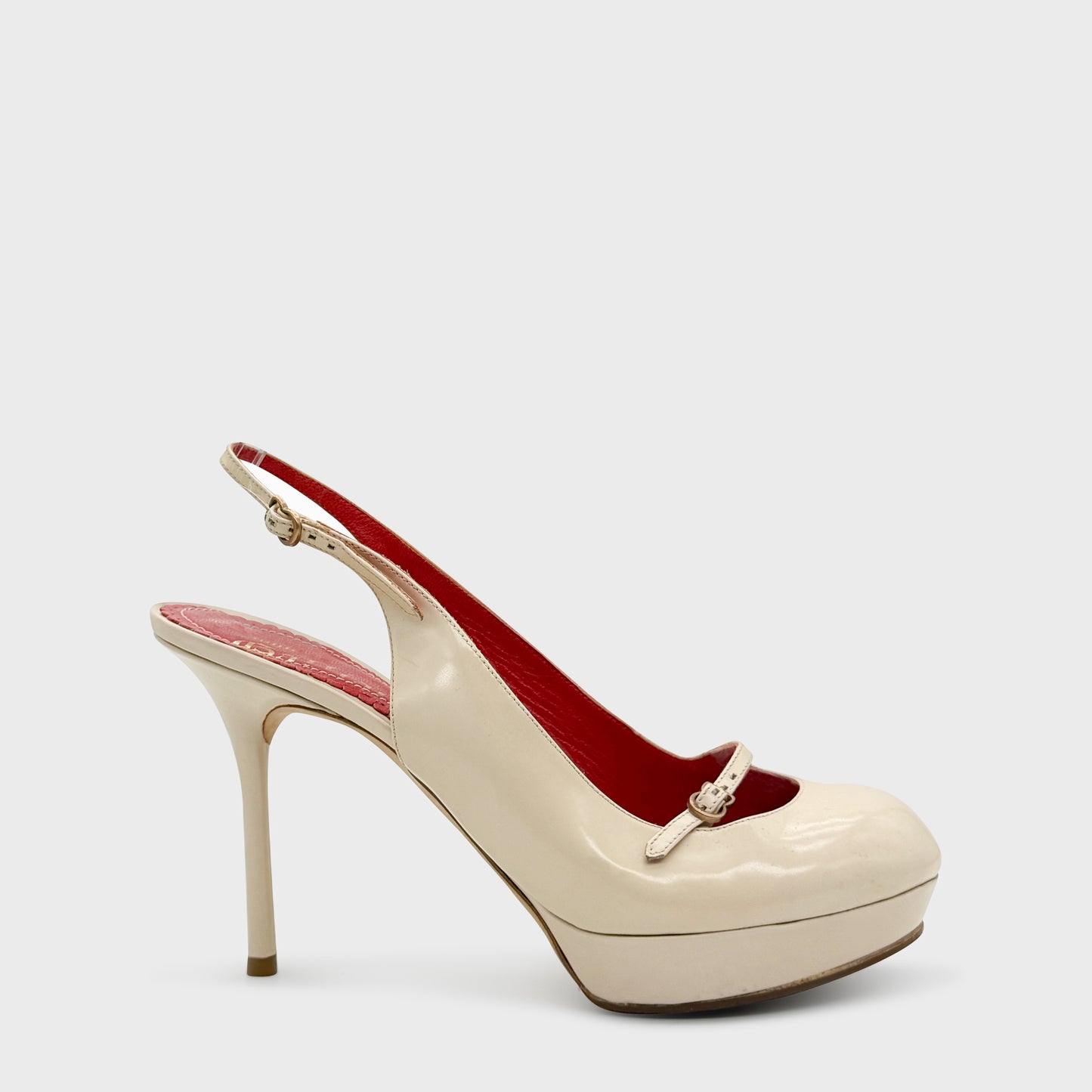 Escarpin Beige John Galliano 2000