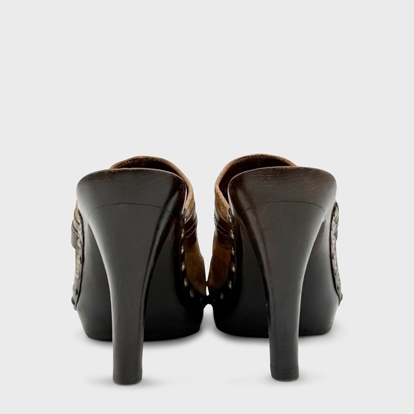 Christian Dior Suede Clog 2006 by John Galliano