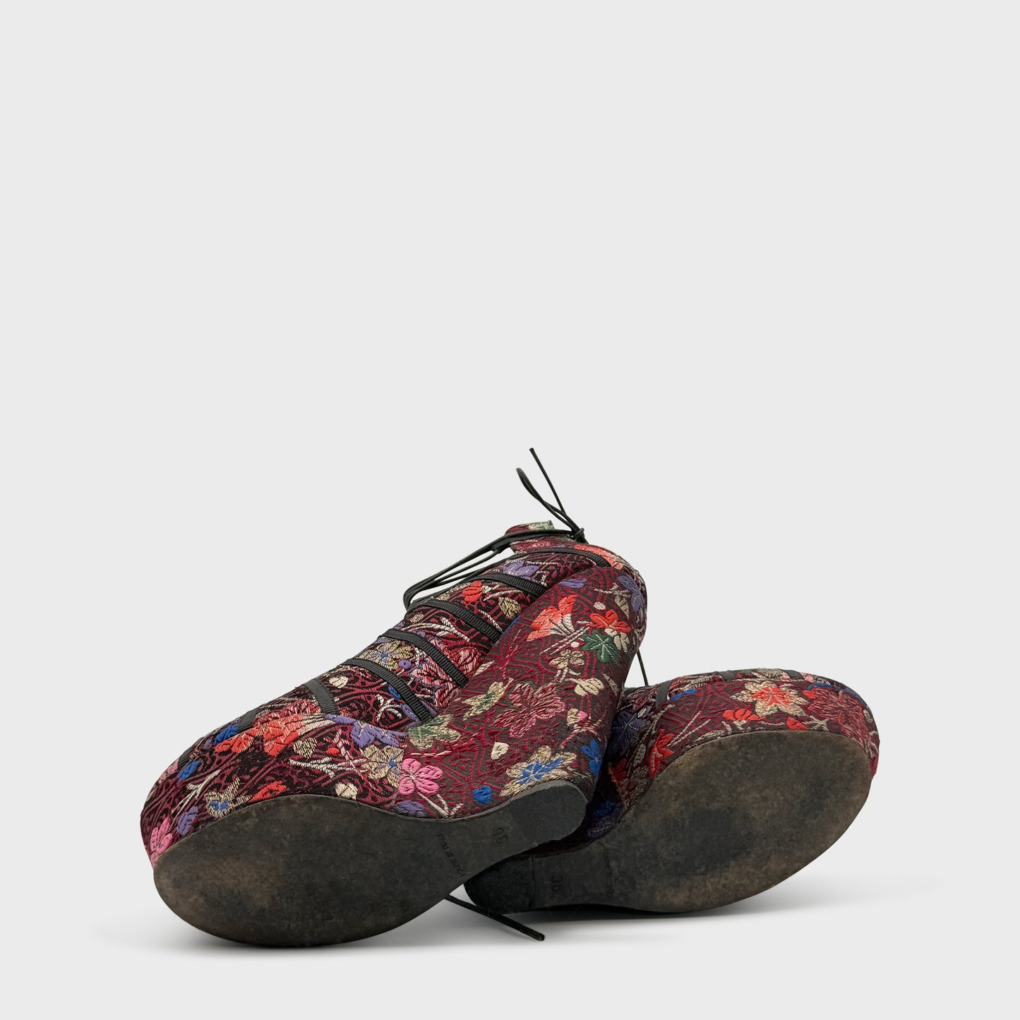 Bottines Jacquard Pourpre John Galliano 2004