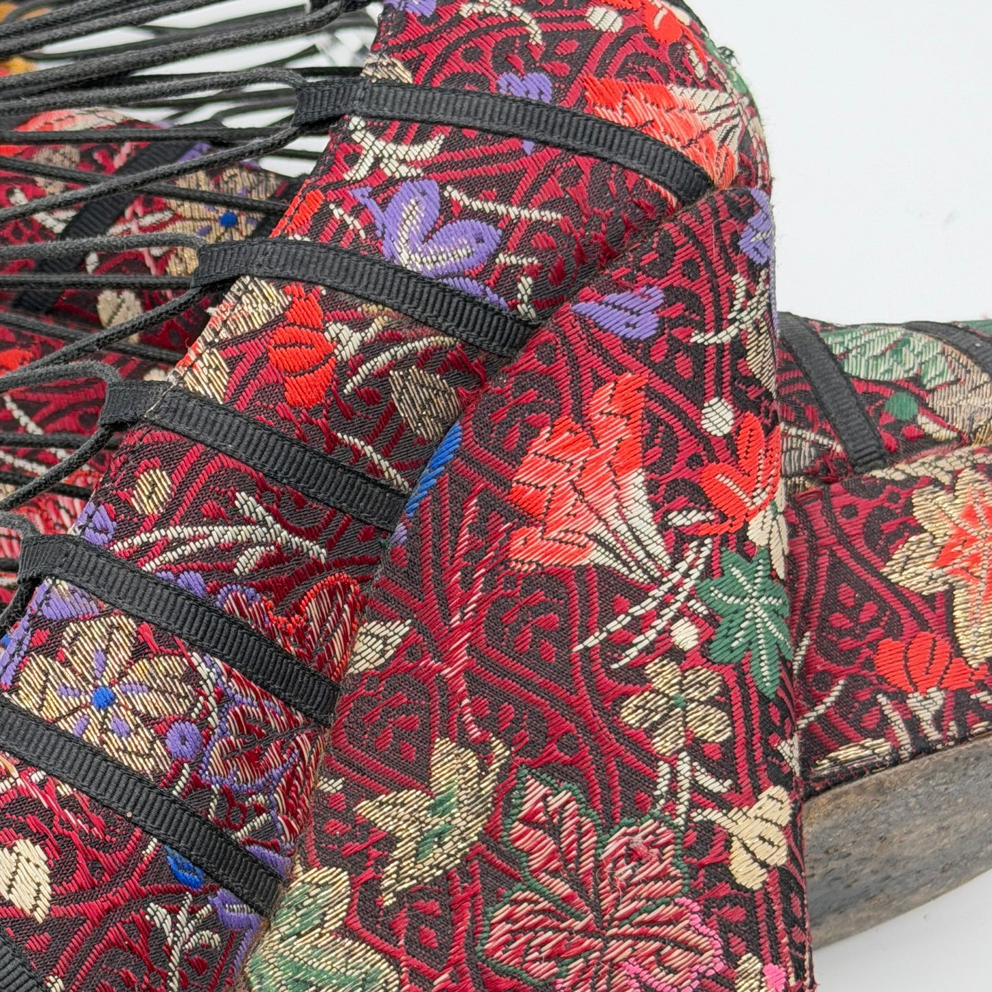 Bottines Jacquard Pourpre John Galliano 2004