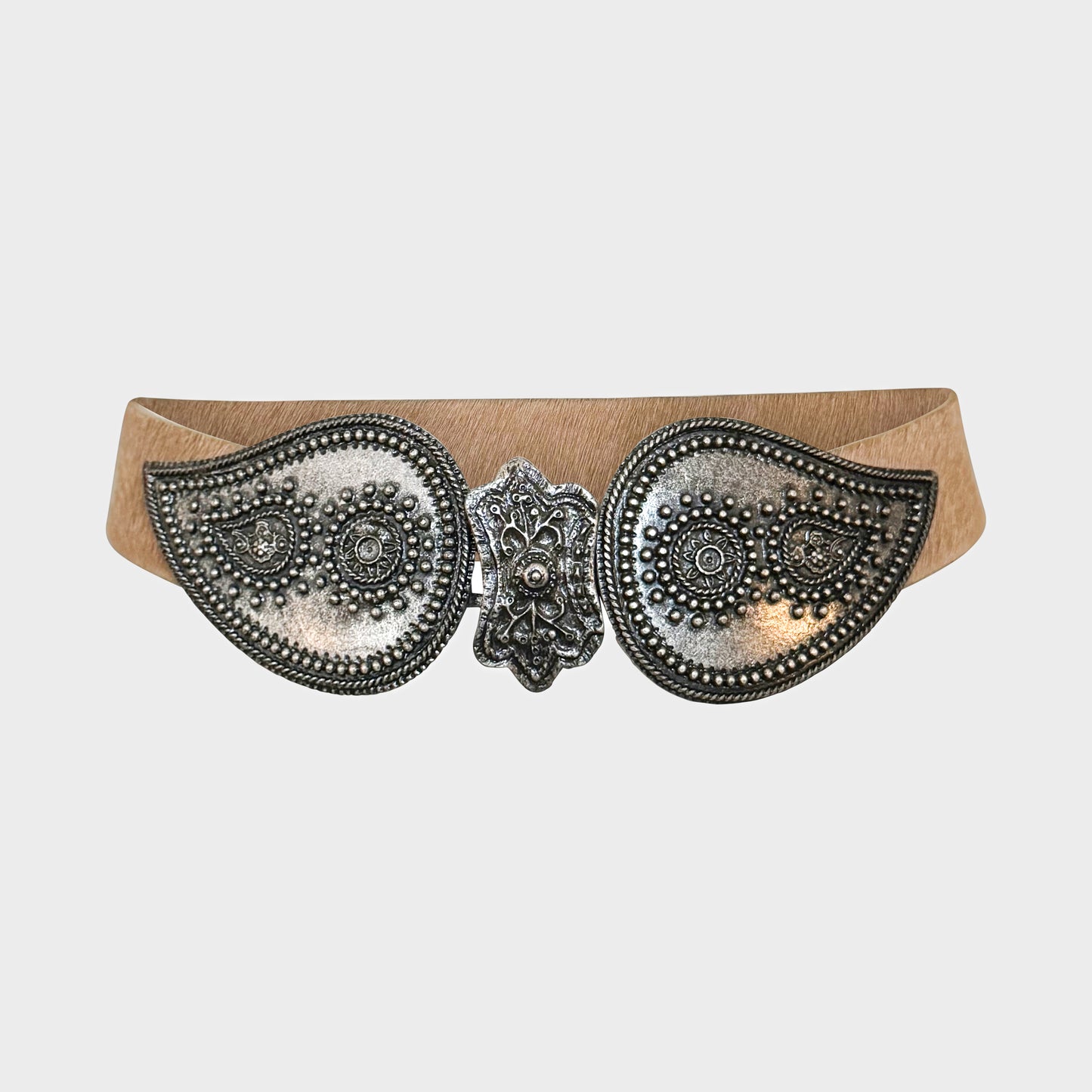 Ceinture Poulain Beige Étro 2000