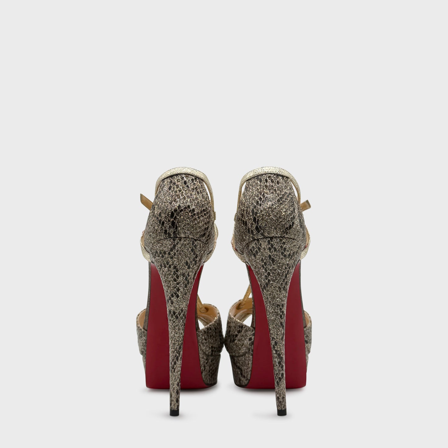 Sandales Python Strass Louboutin 2020