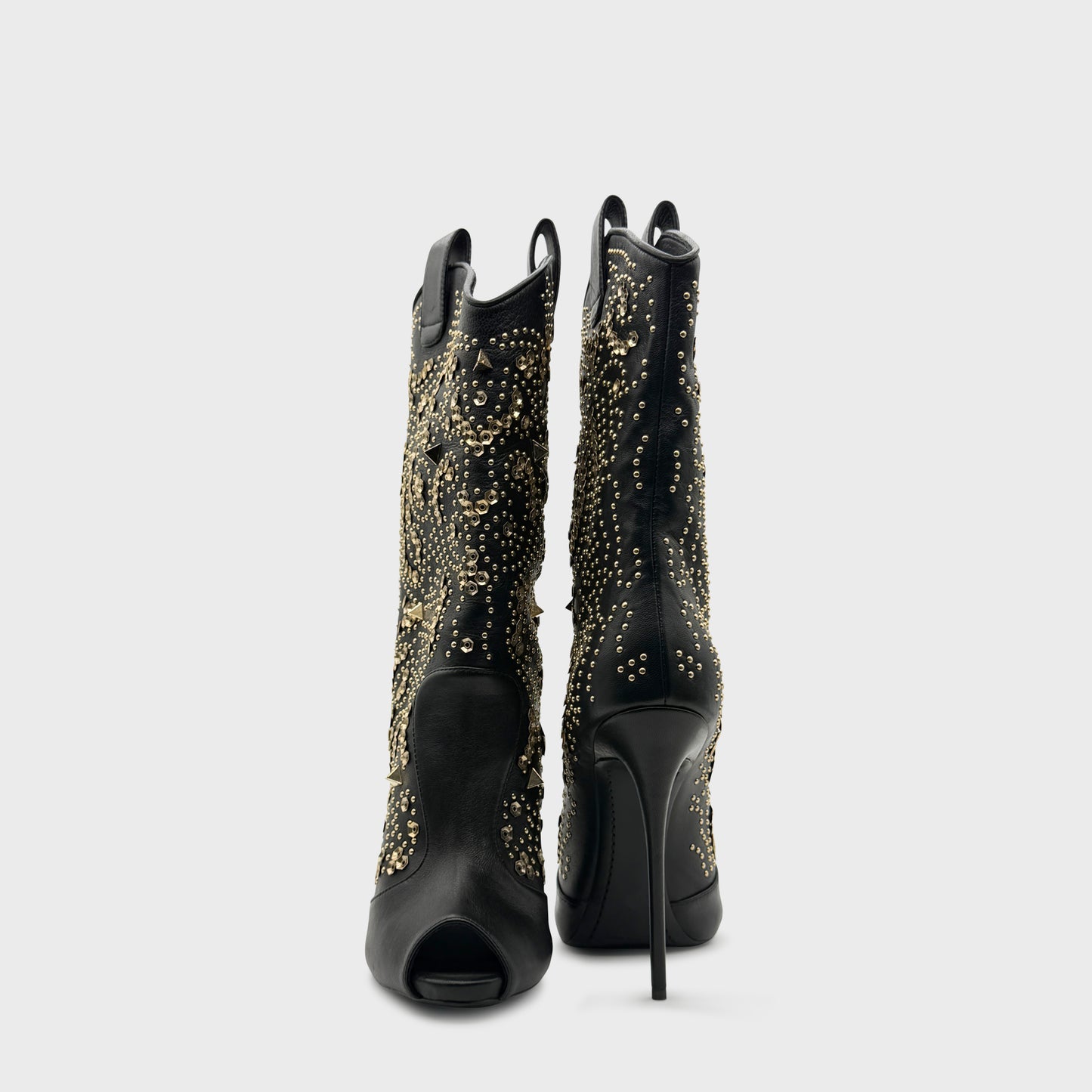 Bottes Clouté Noir Giuseppe Zanotti 2020