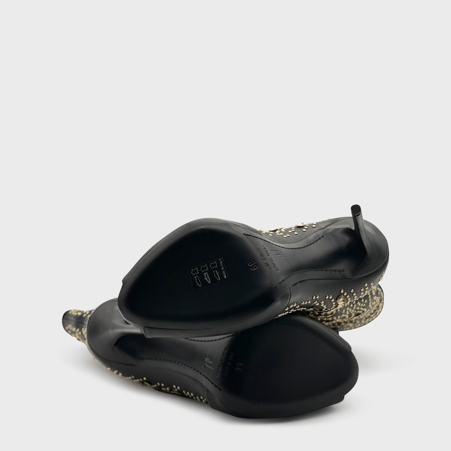 Bottes Clouté Noir Giuseppe Zanotti 2020