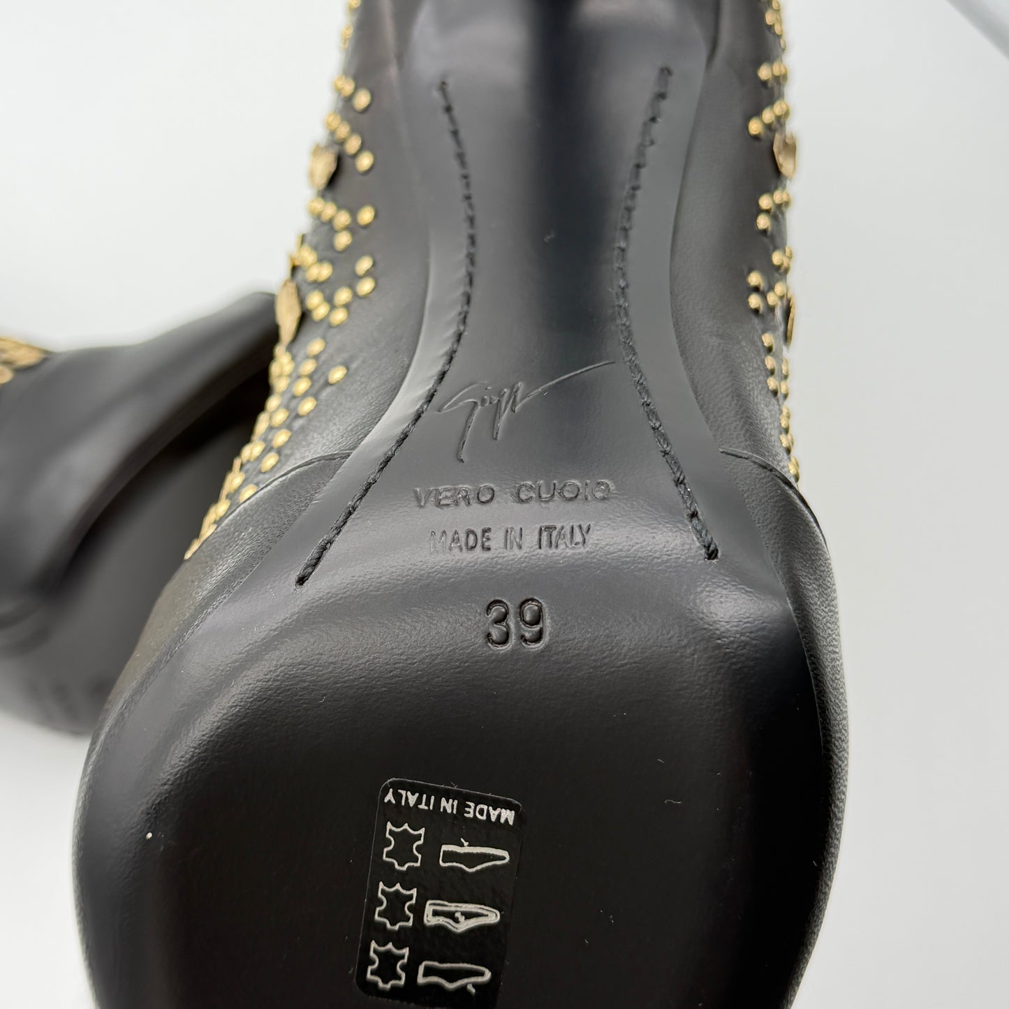 Bottes Clouté Noir Giuseppe Zanotti 2020