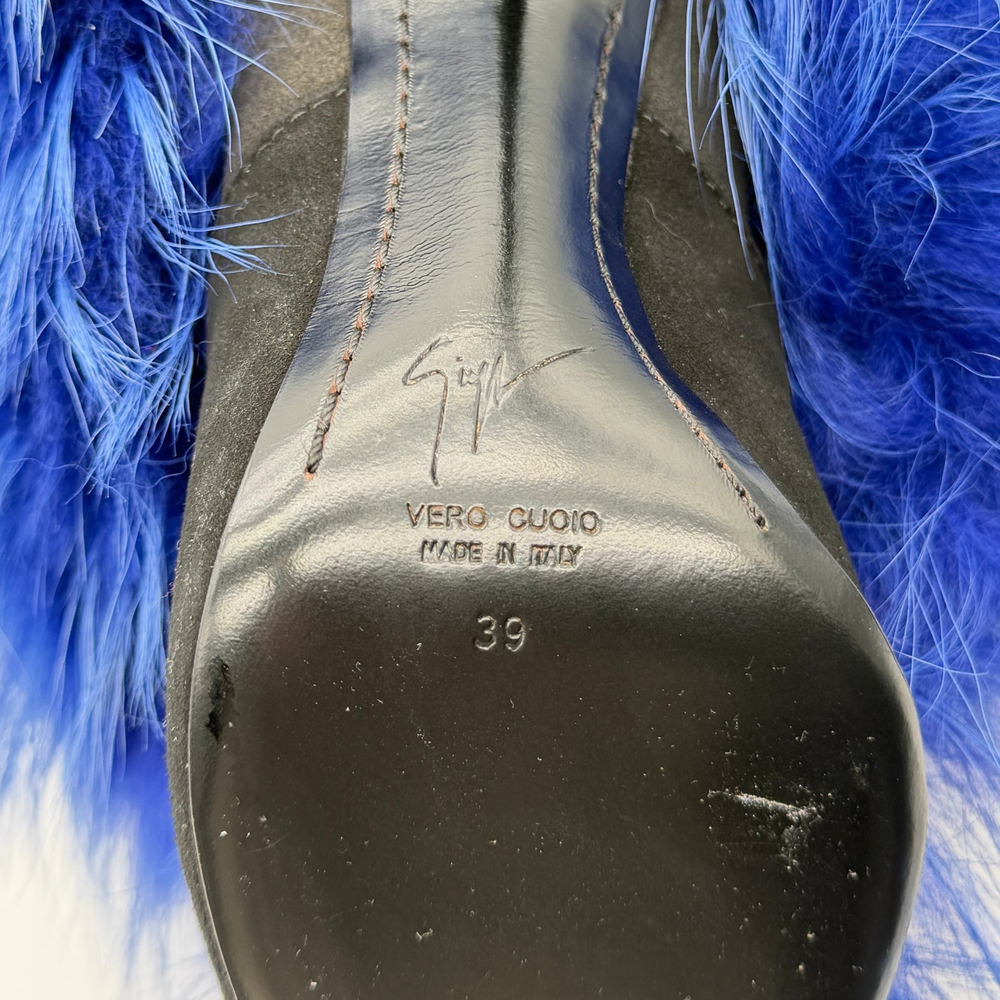 Bottes Fourrure Bleu Giuseppe Zanotti 2020