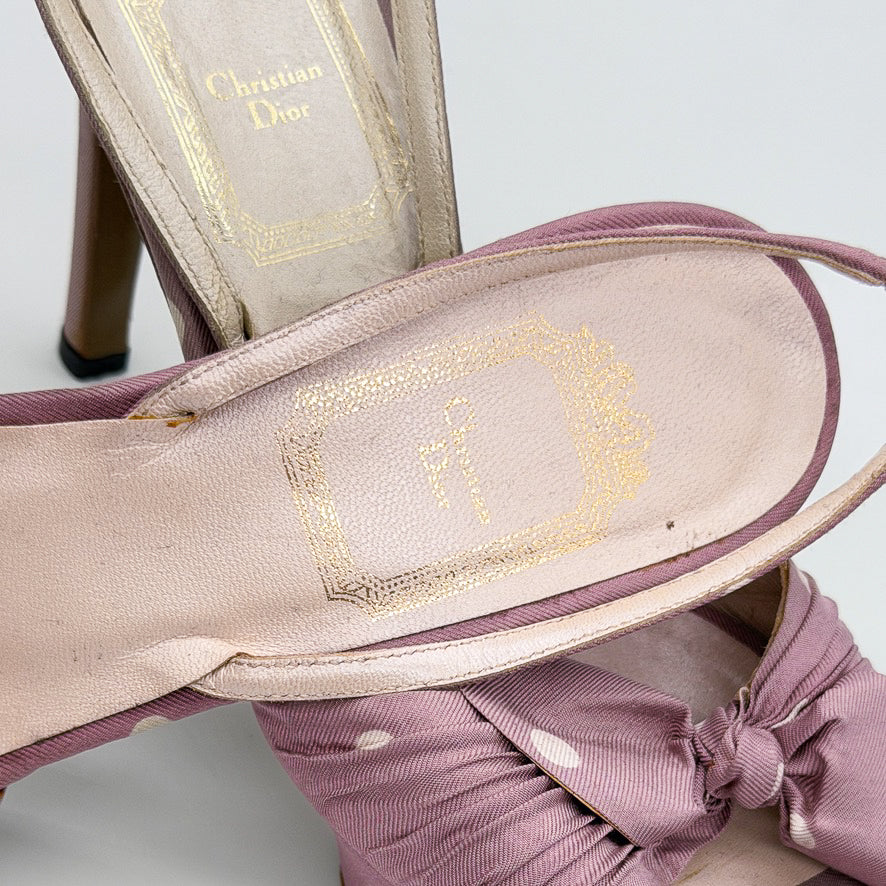 Sandales Lila Christian Dior SS 1998 par John Galliano