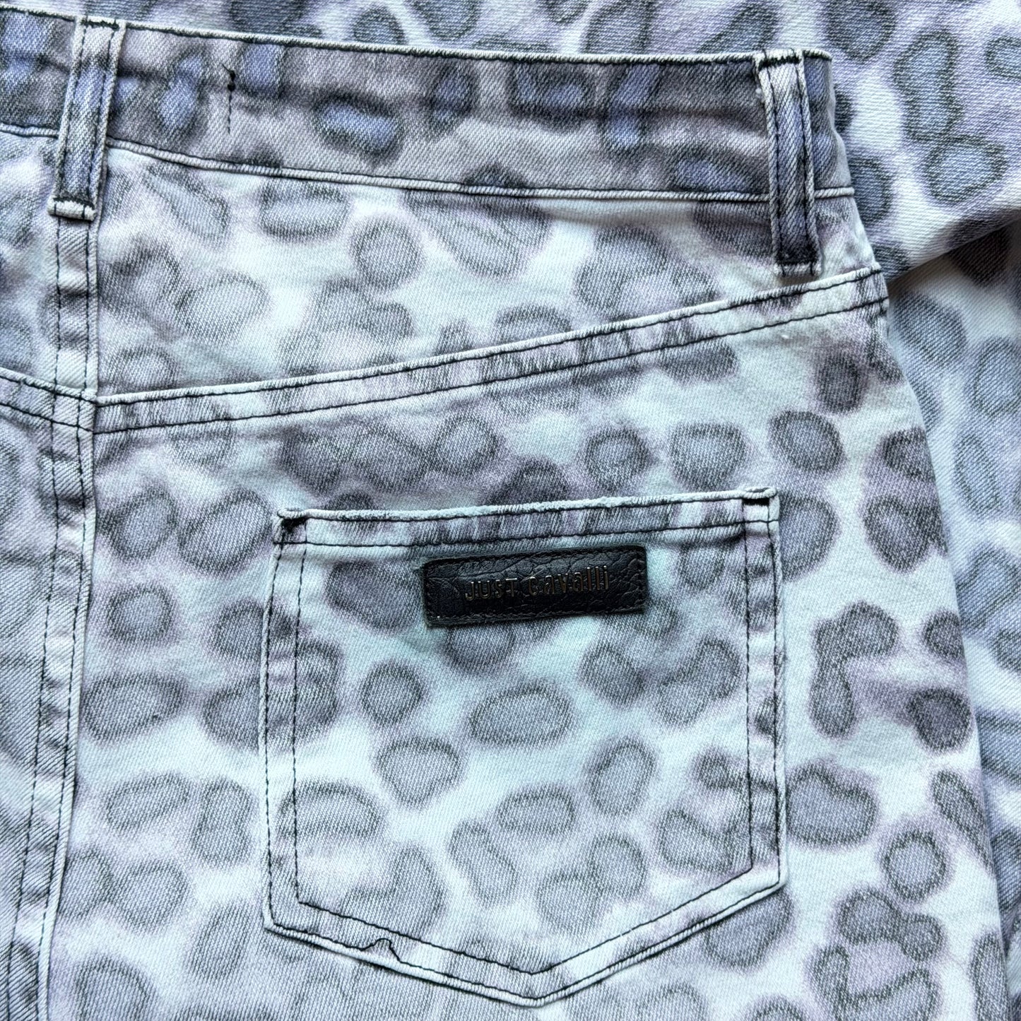 Denim Leopard Roberto Cavalli 2000