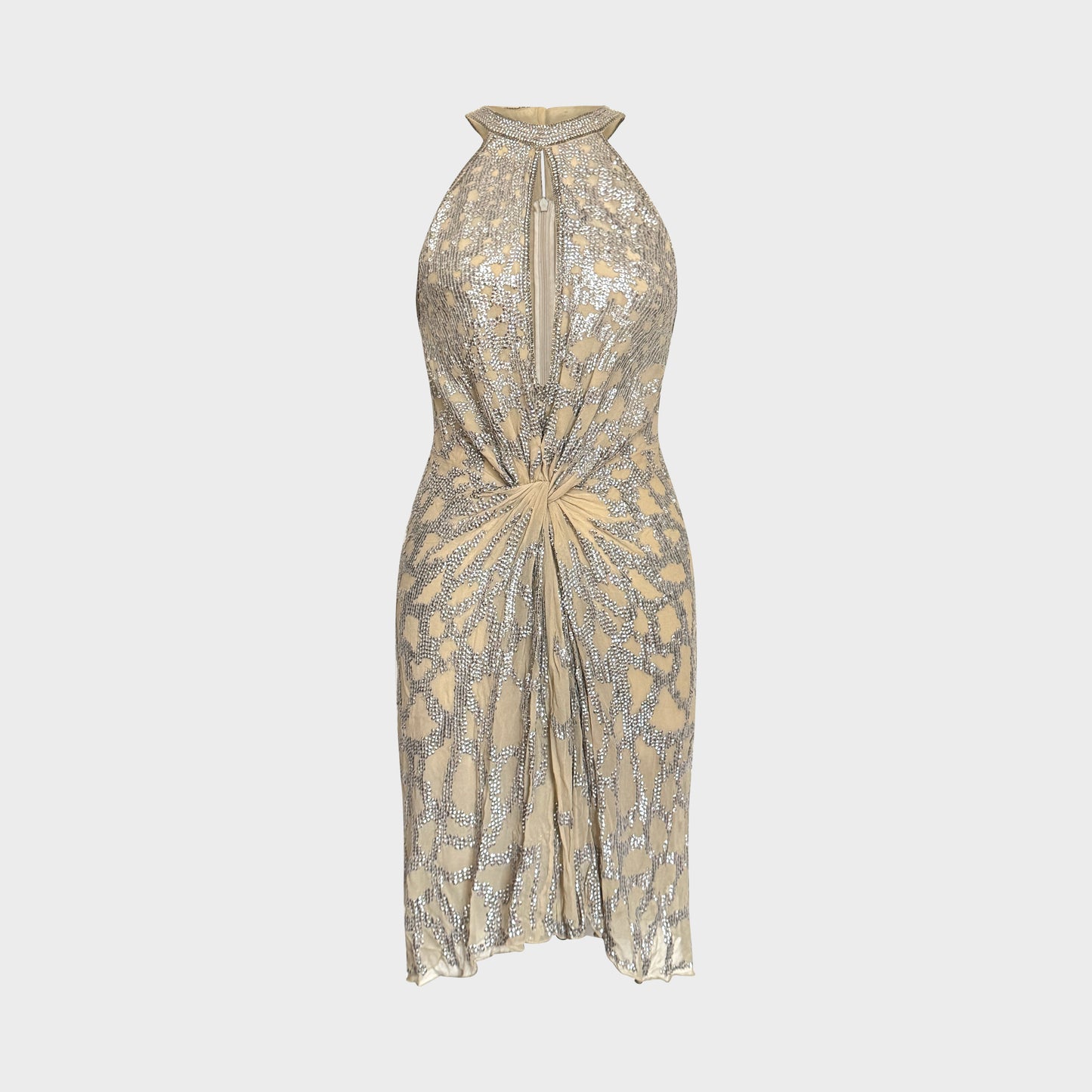 Robe Brodée Beige Roberto Cavalli 2007