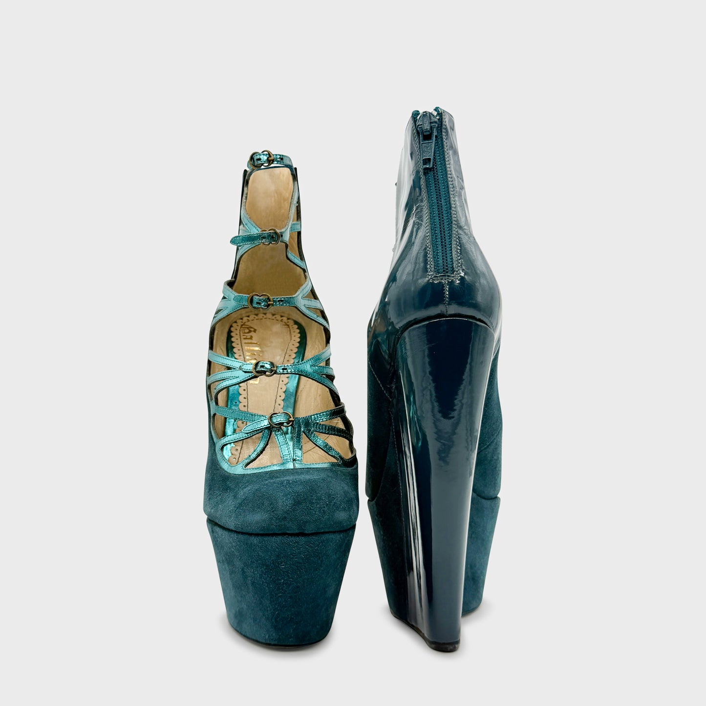 John Galliano Blue Platform FW 2009