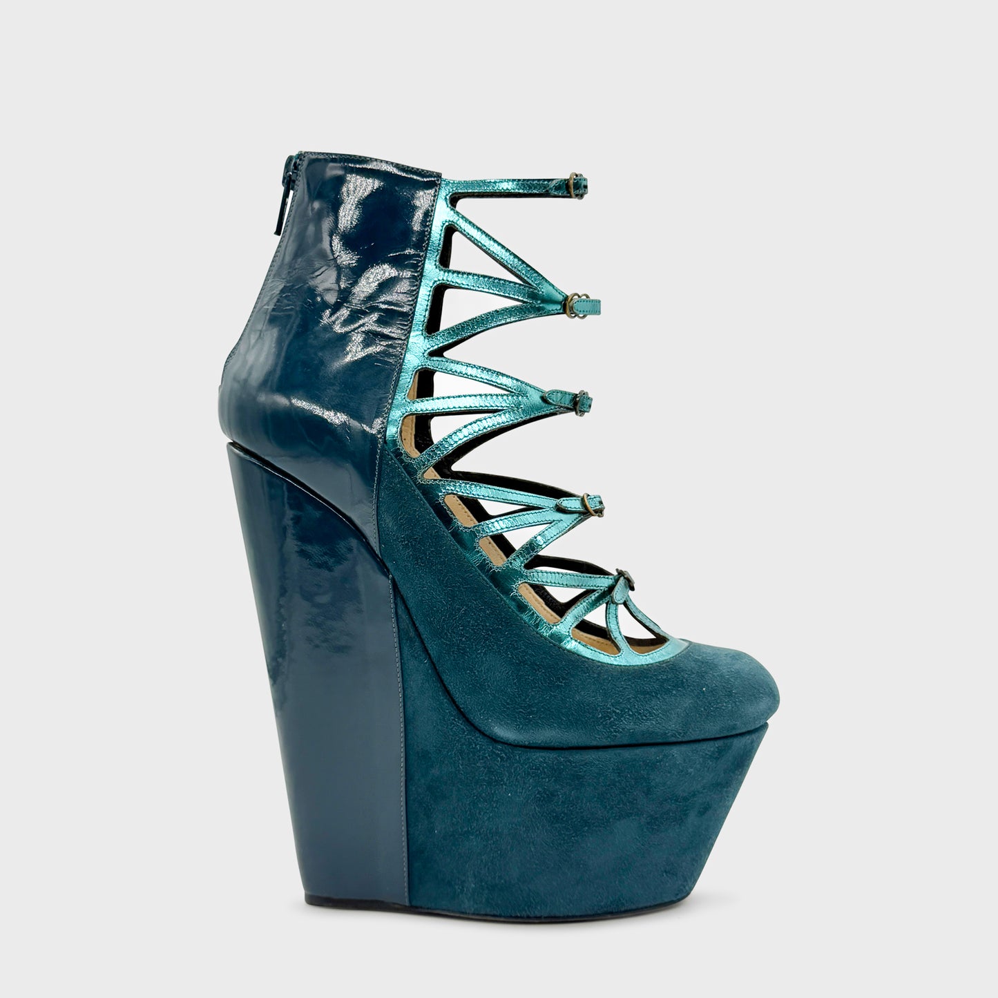 John Galliano Blue Platform FW 2009