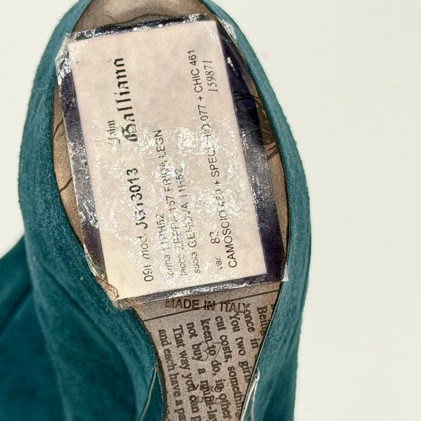 John Galliano Blue Platform FW 2009