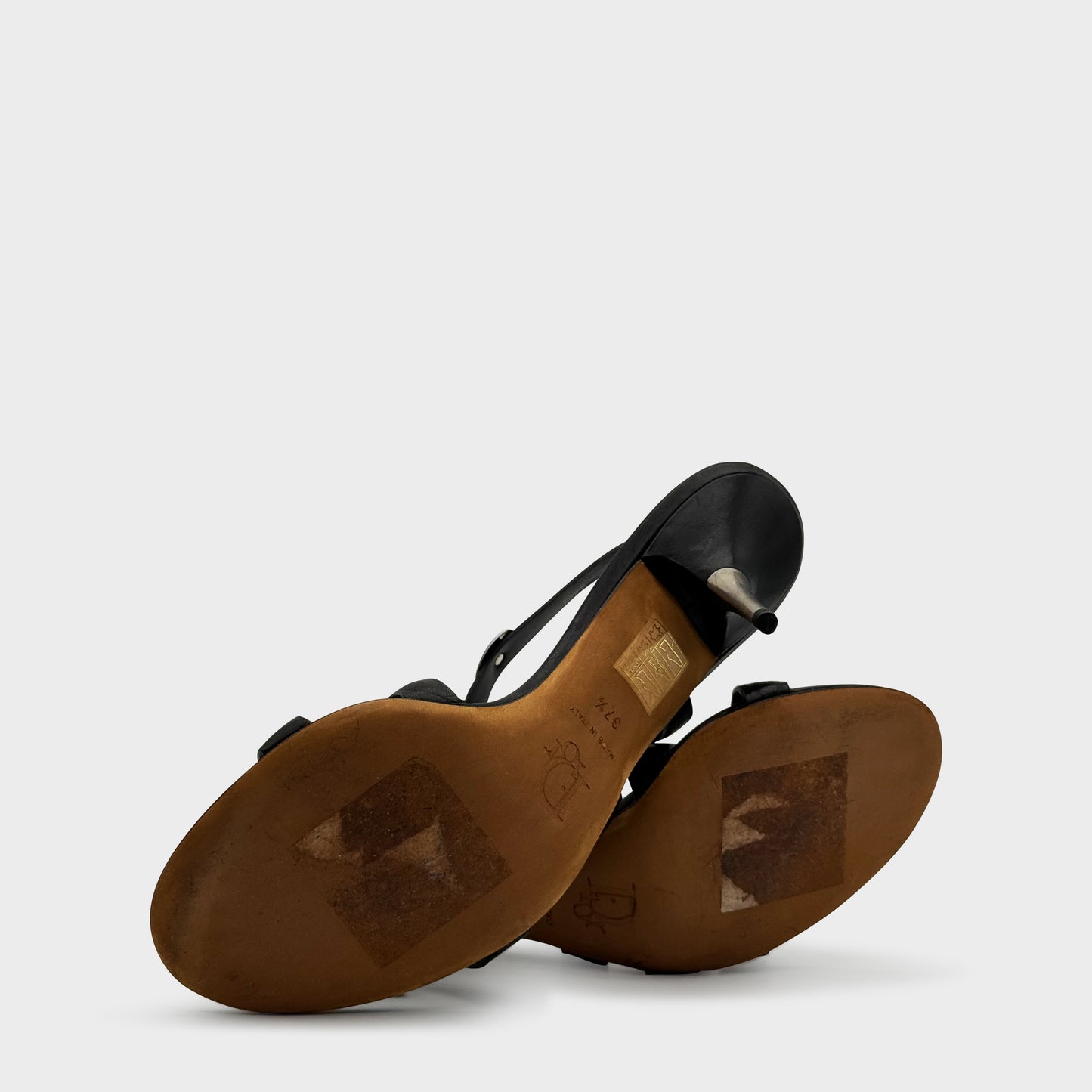 Sandale Noir Hardcore Christian Dior SS 2004 par John Galliano