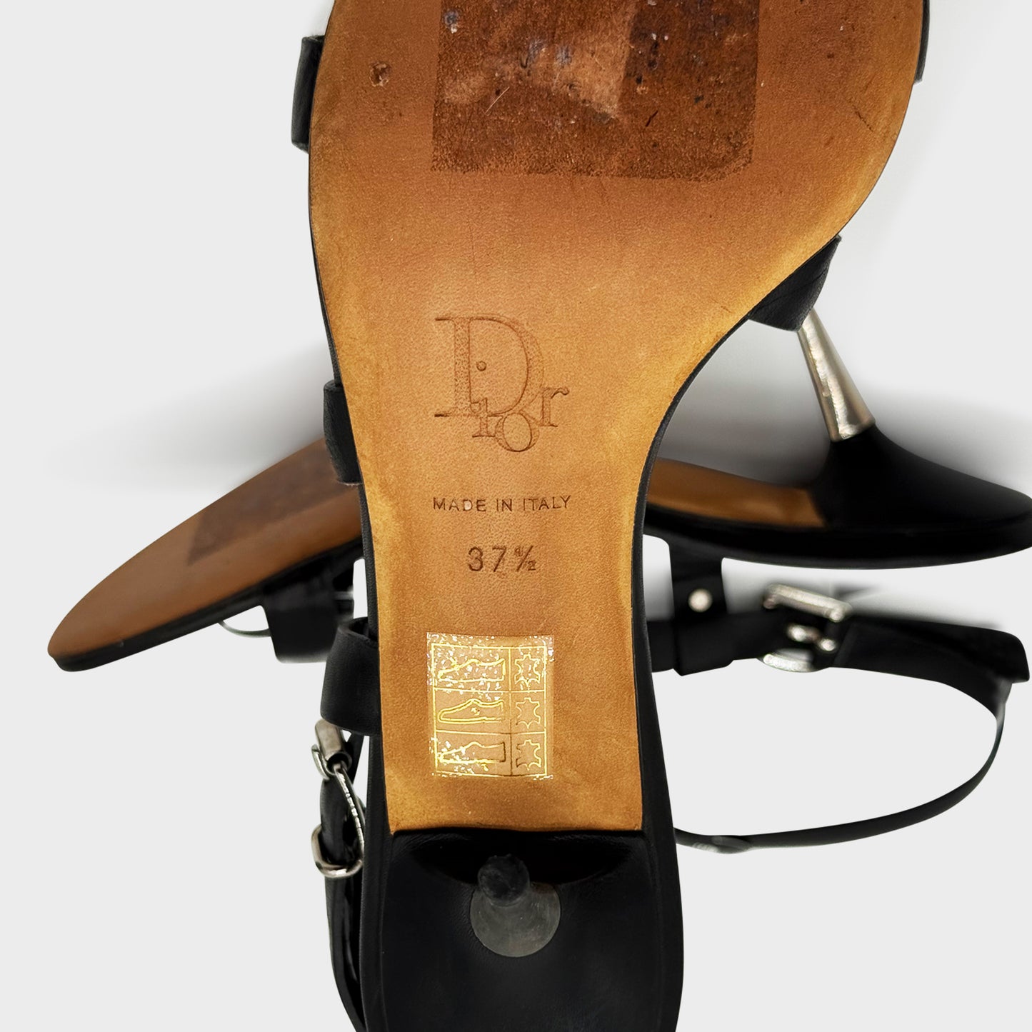 Sandale Noir Hardcore Christian Dior SS 2004 par John Galliano