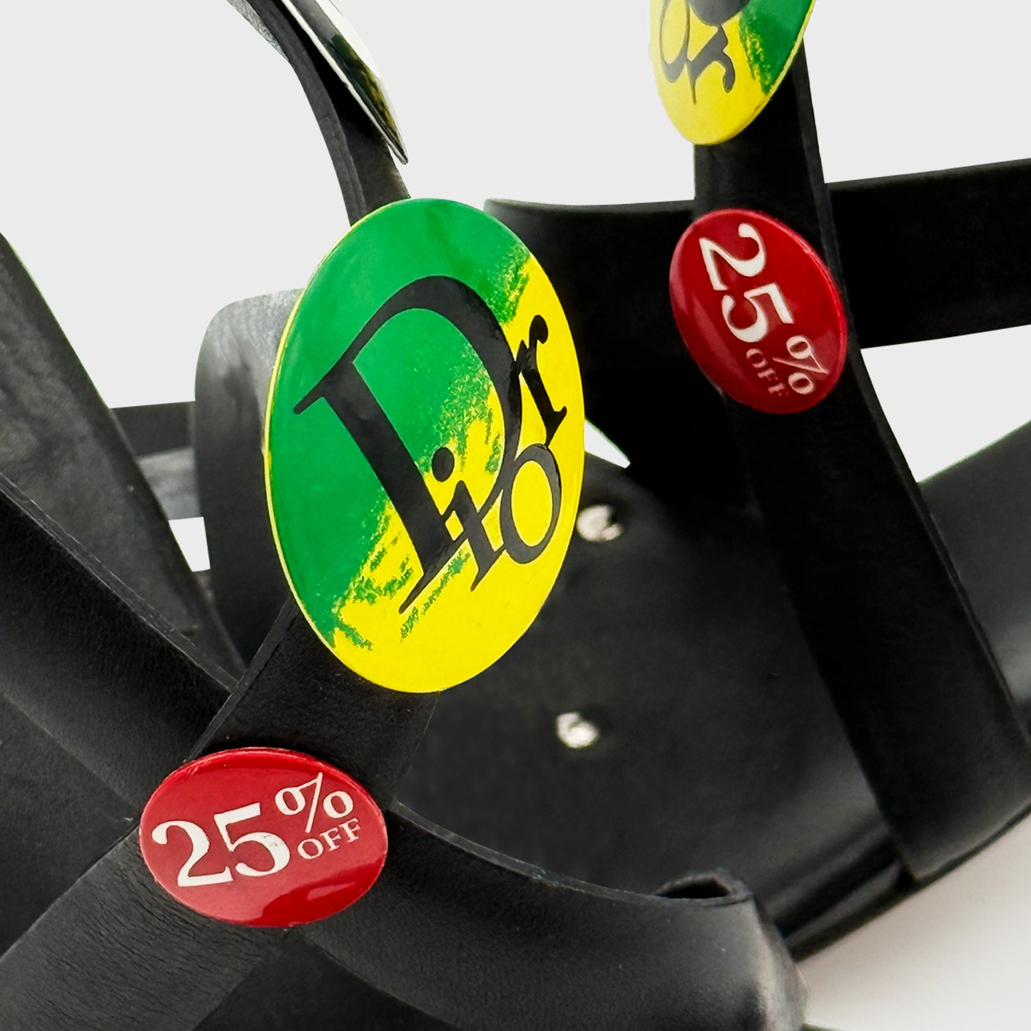 Sandale Noir Hardcore Christian Dior SS 2004 par John Galliano