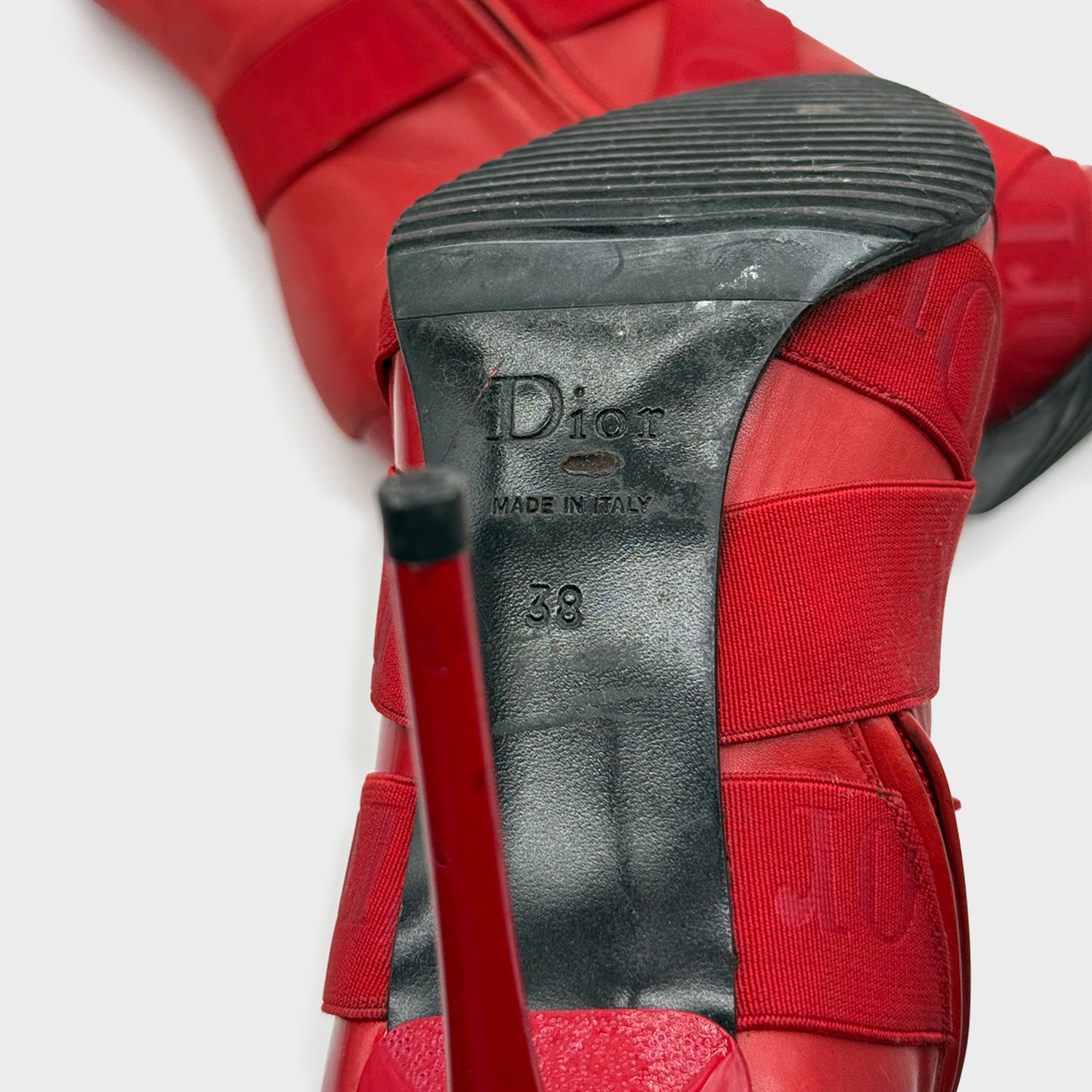 Botte Rouge Strap FW 2004 Christian Dior par John Galliano