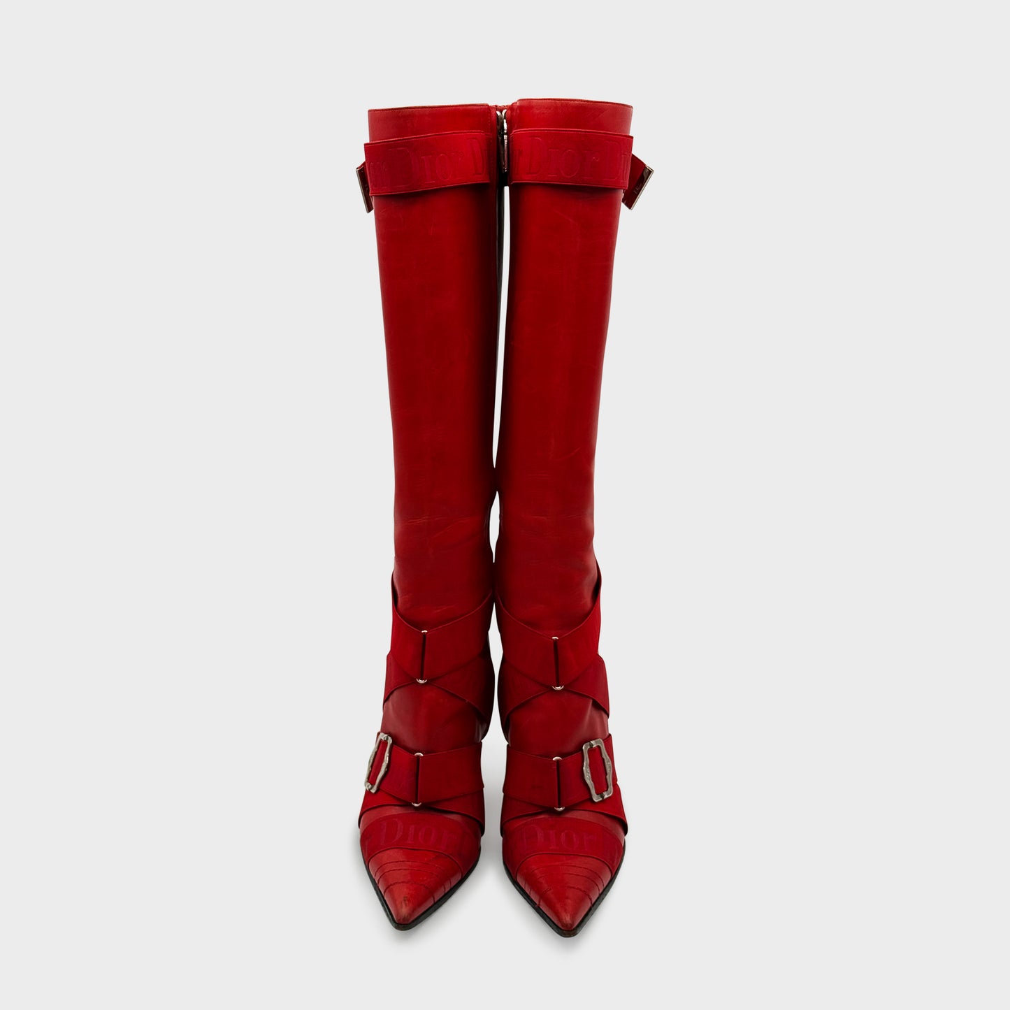 Botte Rouge Strap FW 2004 Christian Dior par John Galliano