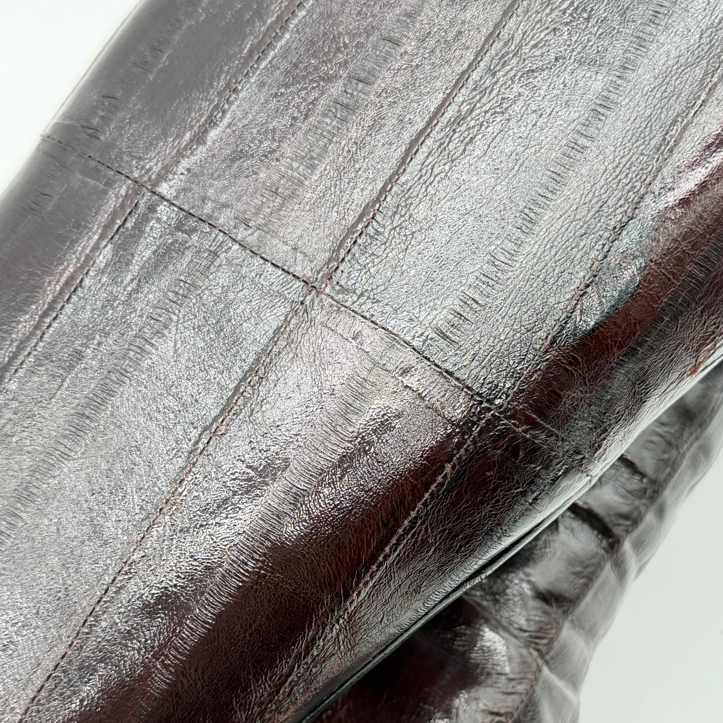 Dolce &amp; Gabbana 2000 Eel Brown Boots