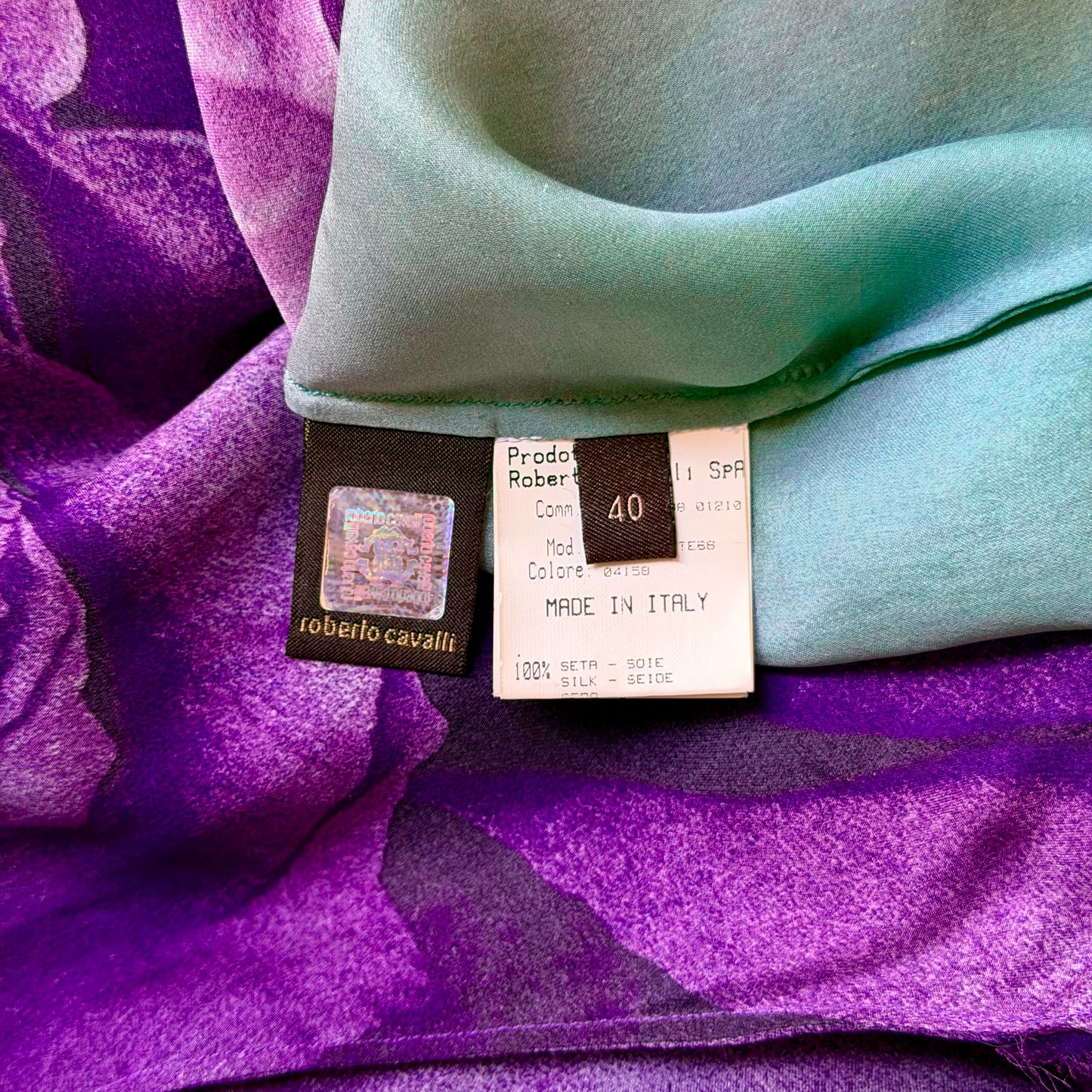 Chemisier Rose Violet Roberto Cavalli SS 2008