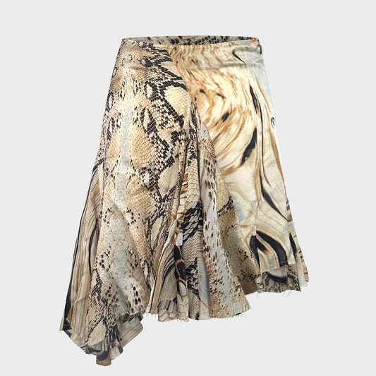 Jupe Beige Asymétrique Roberto Cavalli 2000