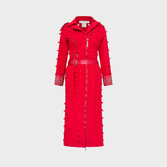 Manteau Rouge Christian Dior FW 2004 par John Galliano