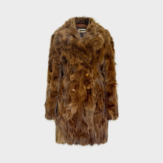 Manteau Fourrure Marron Plein Sud 2000