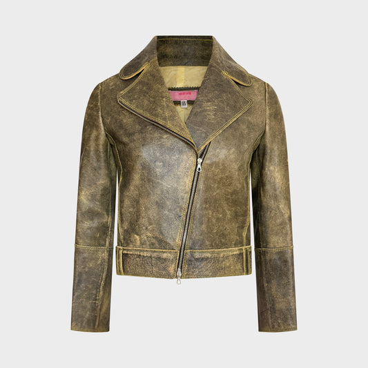 Veste Cuir Vret Roberto Cavalli 2001