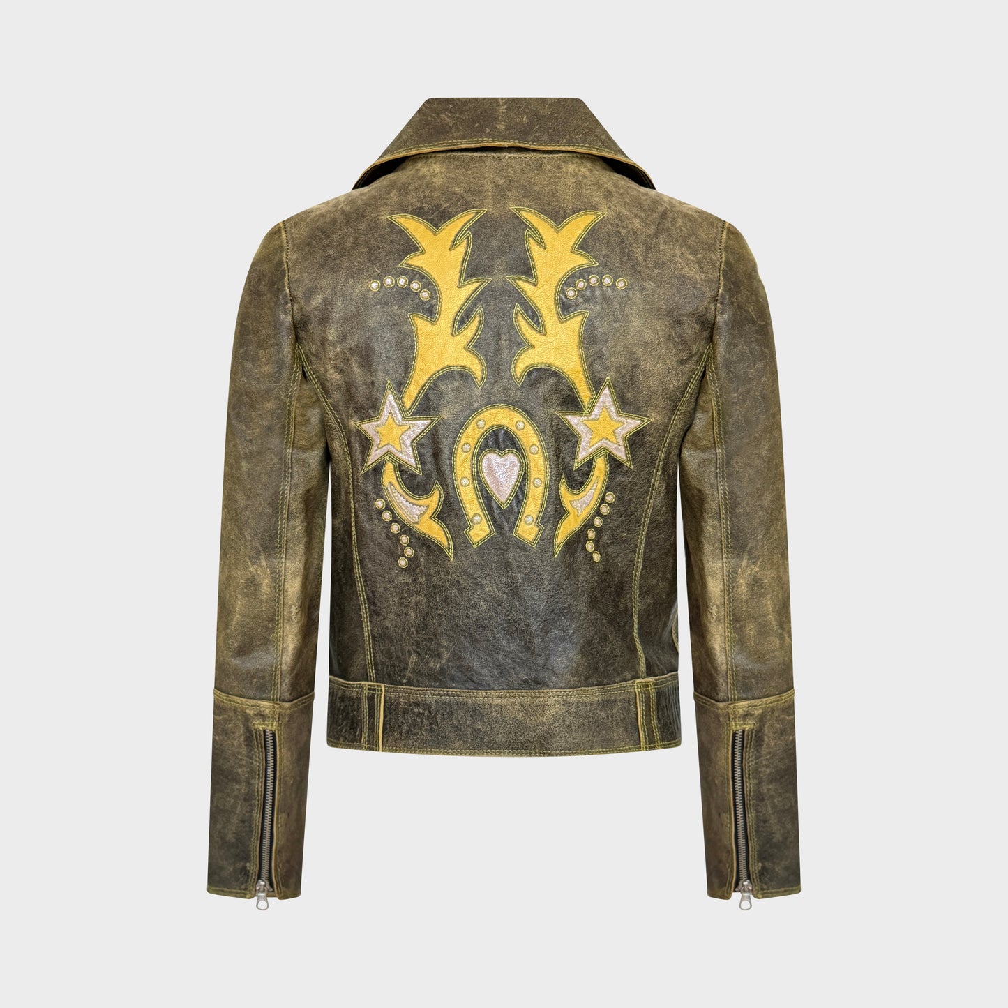 Veste Cuir Vret Roberto Cavalli 2001