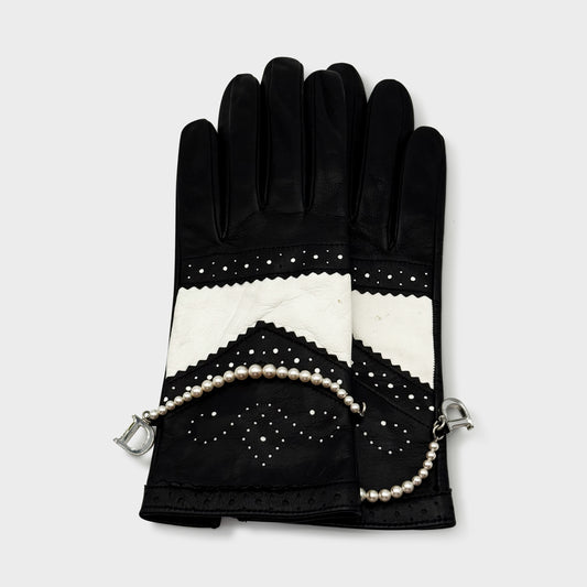 Gants Noir & Blanc Christian Dior SS 2004 par John Galliano