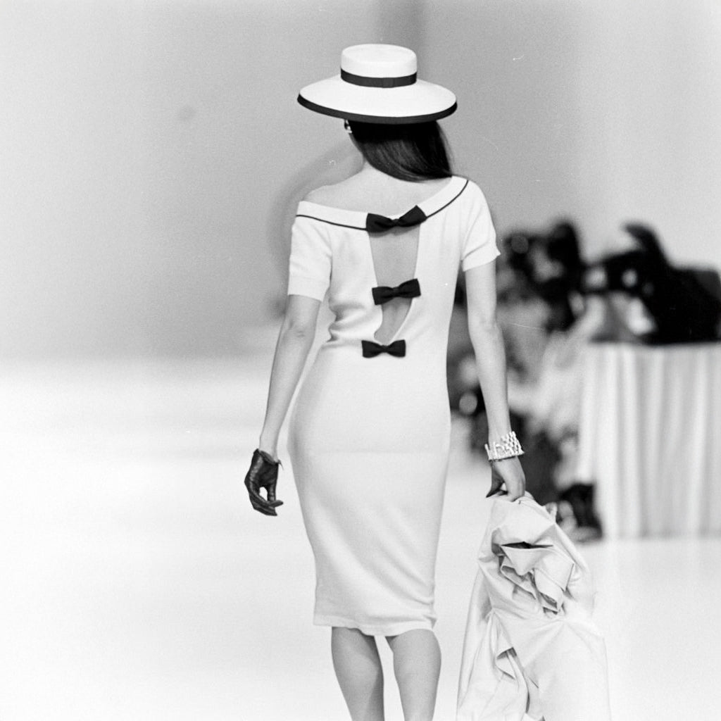 Robe en Maille Chanel SS 1985 par Karl Lagerfeld