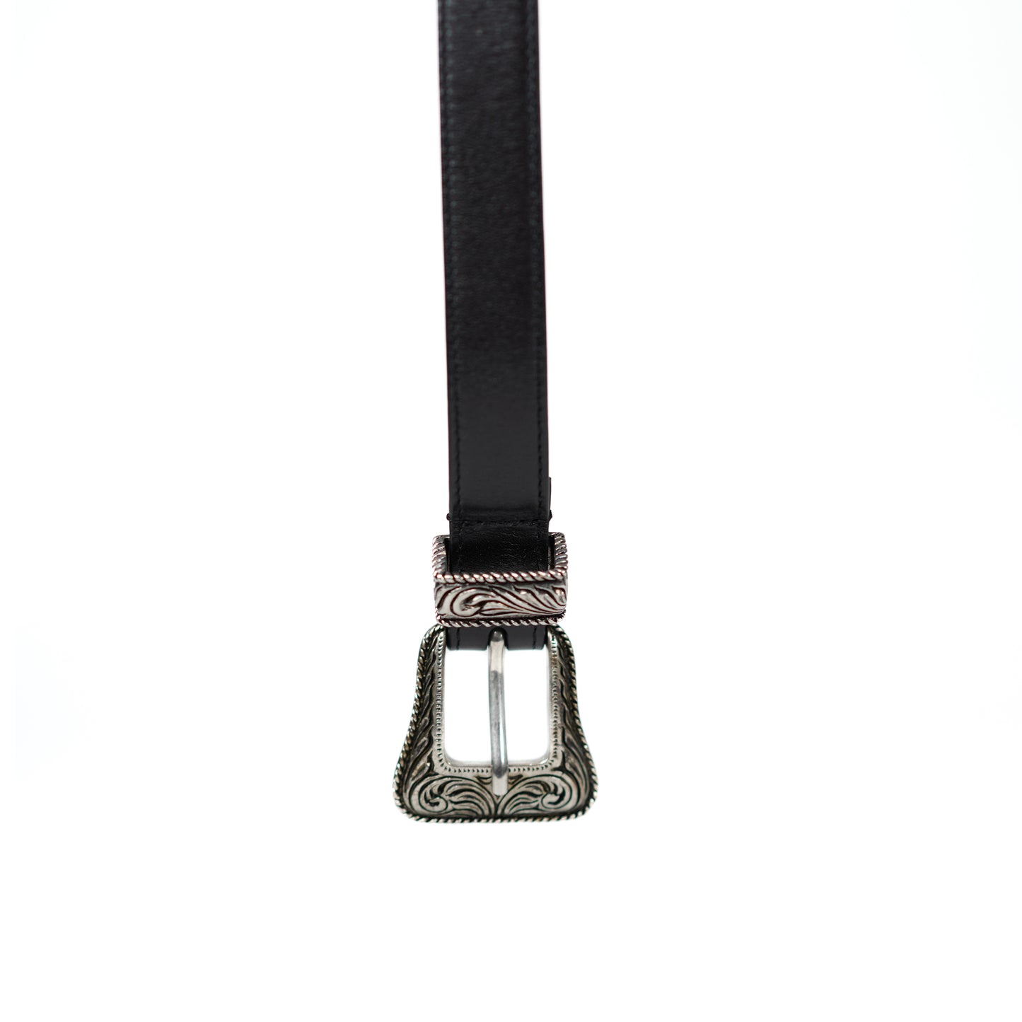 Ceinture Noir Cow-boy Saint-Laurent